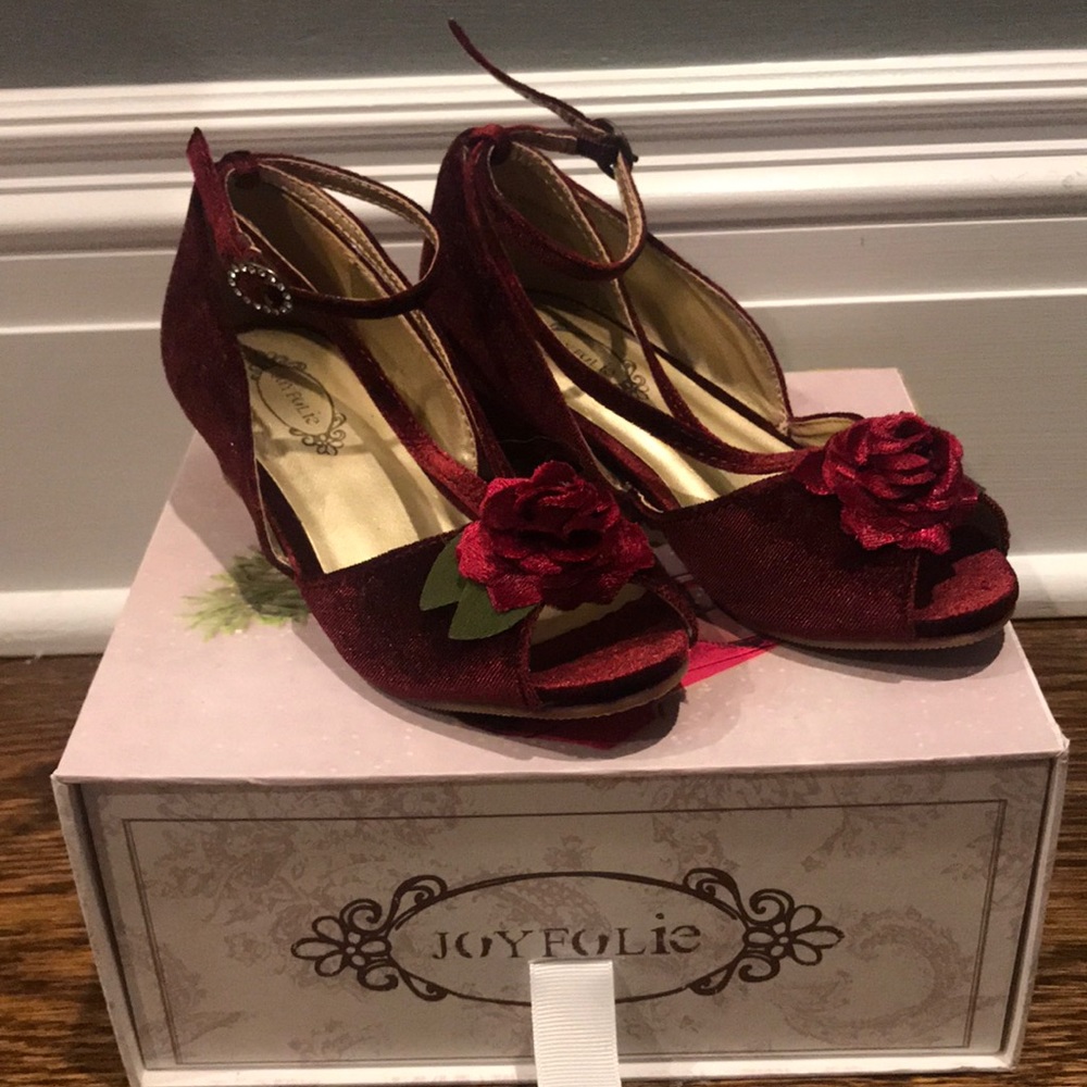Joyfolie Arabella heel In Cranberry size 11T